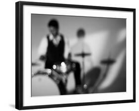 Drummer 1 BW-John Gusky-Framed Photographic Print