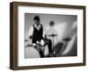 Drummer 1 BW-John Gusky-Framed Photographic Print