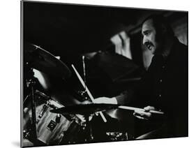 Drummer Alan Jackson Playing at the Stables, Wavendon, Buckinghamshire-Denis Williams-Mounted Photographic Print
