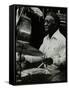 Drummer Art Blakey Playing at the Forum Theatre, Hatfield, Hertfordshire, 1978-Denis Williams-Framed Stretched Canvas