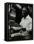 Drummer Art Blakey Playing at the Forum Theatre, Hatfield, Hertfordshire, 1978-Denis Williams-Framed Stretched Canvas