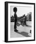 Drummer Beating in Time with Metronome-Cornell Capa-Framed Photographic Print