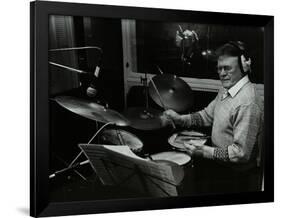 Drummer Bobby Orr at the Ted Taylor Recording Studio, London, 12 January 1988-Denis Williams-Framed Premium Photographic Print