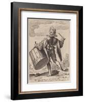 Drummer, engraved by Jacques II de Gheyn, 1587-Hendrik Goltzius-Framed Giclee Print