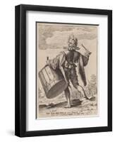 Drummer, engraved by Jacques II de Gheyn, 1587-Hendrik Goltzius-Framed Giclee Print