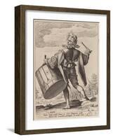 Drummer, engraved by Jacques II de Gheyn, 1587-Hendrik Goltzius-Framed Giclee Print