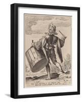 Drummer, engraved by Jacques II de Gheyn, 1587-Hendrik Goltzius-Framed Giclee Print