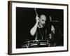 Drummer Eric Delaney Playing at the Forum Theatre, Hatfield, Hertfordshire, 1983-Denis Williams-Framed Photographic Print