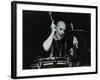 Drummer Eric Delaney Playing at the Forum Theatre, Hatfield, Hertfordshire, 1983-Denis Williams-Framed Photographic Print