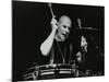 Drummer Eric Delaney Playing at the Forum Theatre, Hatfield, Hertfordshire, 1983-Denis Williams-Mounted Photographic Print