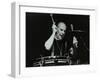 Drummer Eric Delaney Playing at the Forum Theatre, Hatfield, Hertfordshire, 1983-Denis Williams-Framed Photographic Print