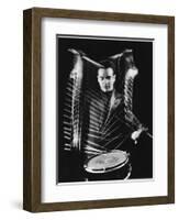 Drummer Gene Krupa Performing at Gjon Mili's Studio-Gjon Mili-Framed Photographic Print