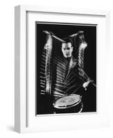 Drummer Gene Krupa Performing at Gjon Mili's Studio-Gjon Mili-Framed Photographic Print