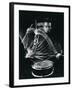 Drummer Gene Krupa Playing Drum at Gjon Mili's Studio-Gjon Mili-Framed Premium Photographic Print