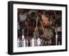 Drummer Ginger Baker of the Band Blind Faith in Concert at the Los Angeles Forum-John Olson-Framed Premium Photographic Print