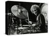 Drummer Ginger Baker Performing at the Forum Theatre, Hatfield, Hertfordshire, 1980-Denis Williams-Stretched Canvas