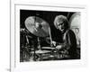 Drummer Ginger Baker Performing at the Forum Theatre, Hatfield, Hertfordshire, 1980-Denis Williams-Framed Photographic Print