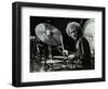 Drummer Ginger Baker Performing at the Forum Theatre, Hatfield, Hertfordshire, 1980-Denis Williams-Framed Photographic Print