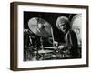 Drummer Ginger Baker Performing at the Forum Theatre, Hatfield, Hertfordshire, 1980-Denis Williams-Framed Photographic Print