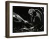 Drummer Ginger Baker Performing at the Forum Theatre, Hatfield, Hertfordshire, 1980-Denis Williams-Framed Photographic Print