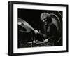 Drummer Ginger Baker Performing at the Forum Theatre, Hatfield, Hertfordshire, 1980-Denis Williams-Framed Photographic Print