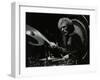 Drummer Ginger Baker Performing at the Forum Theatre, Hatfield, Hertfordshire, 1980-Denis Williams-Framed Photographic Print