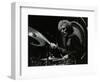 Drummer Ginger Baker Performing at the Forum Theatre, Hatfield, Hertfordshire, 1980-Denis Williams-Framed Photographic Print