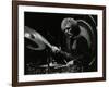 Drummer Ginger Baker Performing at the Forum Theatre, Hatfield, Hertfordshire, 1980-Denis Williams-Framed Photographic Print