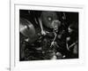 Drummer Ginger Baker Performing at the Forum Theatre, Hatfield, Hertfordshire, 1980-Denis Williams-Framed Photographic Print