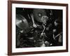 Drummer Ginger Baker Performing at the Forum Theatre, Hatfield, Hertfordshire, 1980-Denis Williams-Framed Photographic Print