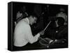 Drummer Jack Parnell Playing at the Middlesex and Herts Country Club, Harrow Weald, London, 1981-Denis Williams-Framed Stretched Canvas