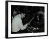 Drummer Jack Parnell Playing at the Middlesex and Herts Country Club, Harrow Weald, London, 1981-Denis Williams-Framed Photographic Print