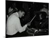 Drummer Jack Parnell Playing at the Middlesex and Herts Country Club, Harrow Weald, London, 1981-Denis Williams-Mounted Photographic Print