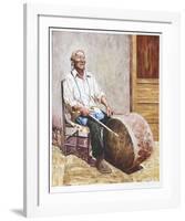 Drummer Man of Tonse-Kenneth M^ Freeman-Framed Limited Edition