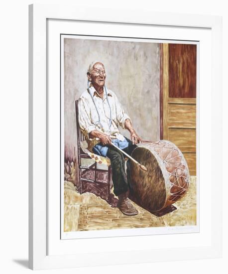 Drummer Man of Tonse-Kenneth M^ Freeman-Framed Limited Edition