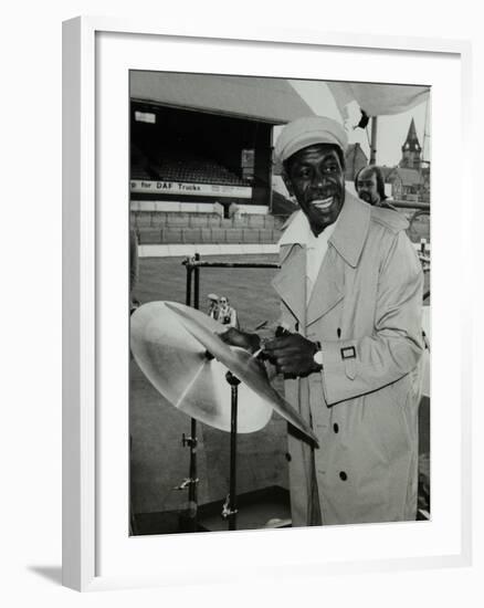 Drummer Mickey Roker at the Newport Jazz Festival, Ayresome Park, Middlesbrough, 1978-Denis Williams-Framed Photographic Print