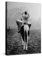 Drummer of Royal Horse Guards Playing Silver Drums Given Regiment by George III in 1805-Cornell Capa-Stretched Canvas