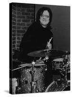 Drummer Pete Cater at the Fairway, Welwyn Garden City, Hertfordshire, 15 December 2002-Denis Williams-Stretched Canvas