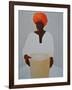 Drummer, Red Turban-Lincoln Seligman-Framed Giclee Print