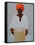 Drummer, Red Turban-Lincoln Seligman-Framed Stretched Canvas