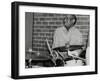 Drummer Rod Youngs Playing at the Fairway, Welwyn Garden City, Hertfordshire, 25 January 2004-Denis Williams-Framed Photographic Print