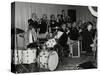 Drummer Ronnie Verrell and the Sound of 17 Big Band at the Fairway, Welwyn Garden City, Herts, 1991-Denis Williams-Stretched Canvas