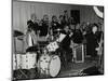 Drummer Ronnie Verrell and the Sound of 17 Big Band at the Fairway, Welwyn Garden City, Herts, 1991-Denis Williams-Mounted Photographic Print