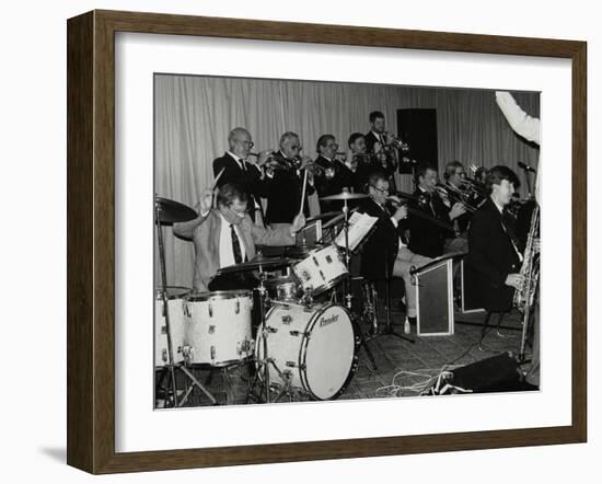 Drummer Ronnie Verrell and the Sound of 17 Big Band at the Fairway, Welwyn Garden City, Herts, 1991-Denis Williams-Framed Photographic Print