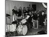 Drummer Ronnie Verrell and the Sound of 17 Big Band at the Fairway, Welwyn Garden City, Herts, 1991-Denis Williams-Mounted Photographic Print