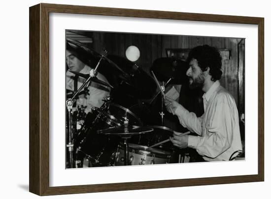 Drummer Simon Morton Playing at the Torrington Jazz Club, Finchley, London, 1988-Denis Williams-Framed Photographic Print