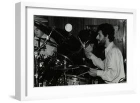 Drummer Simon Morton Playing at the Torrington Jazz Club, Finchley, London, 1988-Denis Williams-Framed Photographic Print