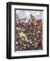 Drummer Walter Ritchie Standing on the Enemy's Parapet to Sound the Charge-Howard K. Elcock-Framed Giclee Print