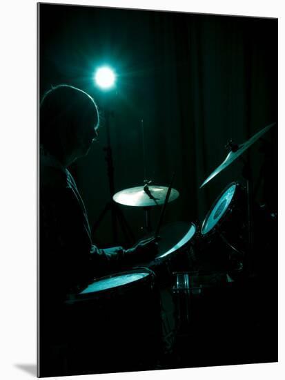 Drummer-David Ridley-Mounted Photographic Print