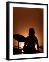 Drummer-David Ridley-Framed Photographic Print